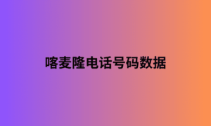 喀麦隆电话号码数据